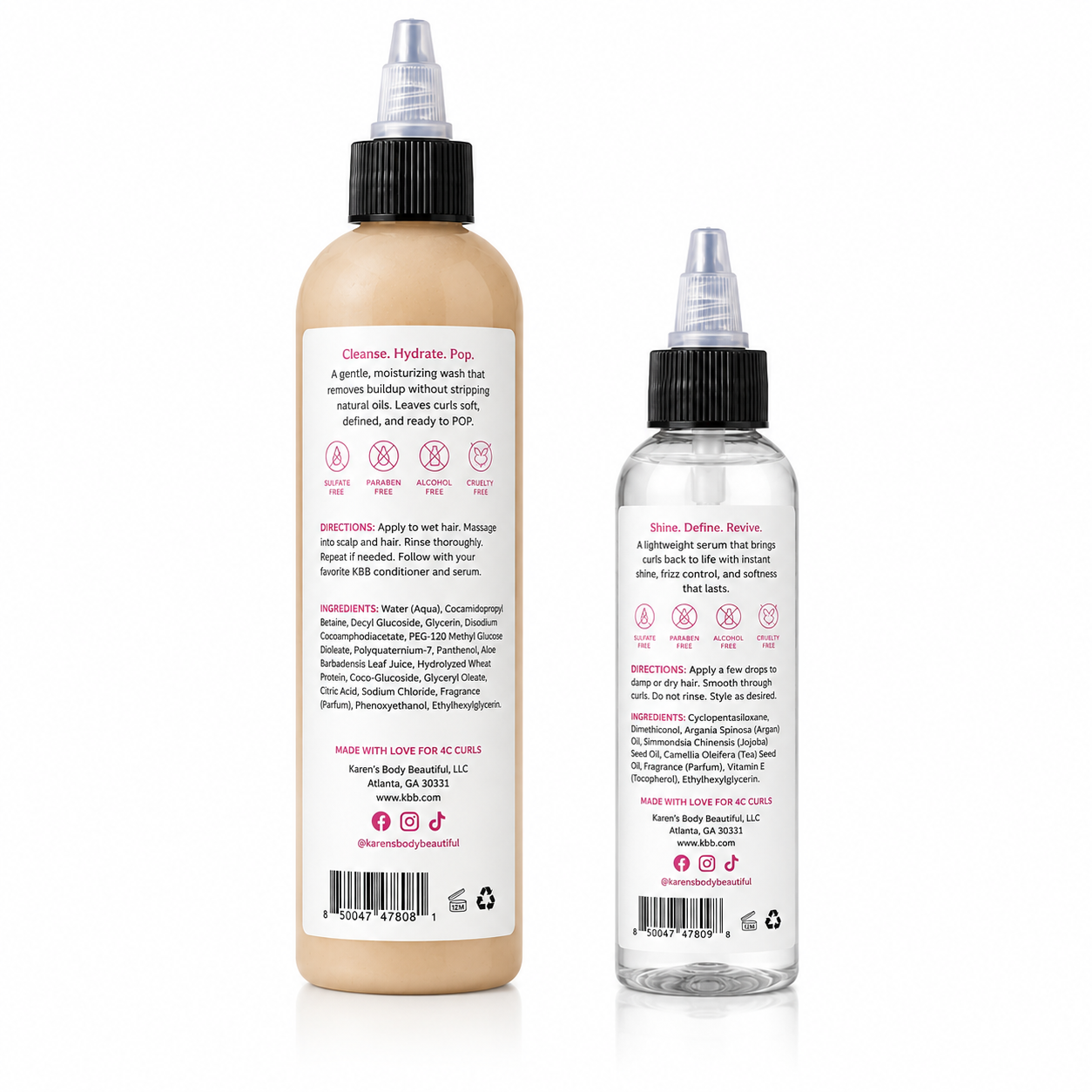 Wash ’n Go Revival Duo (Curl Pop Definer + Curl Pop Revival Serum)