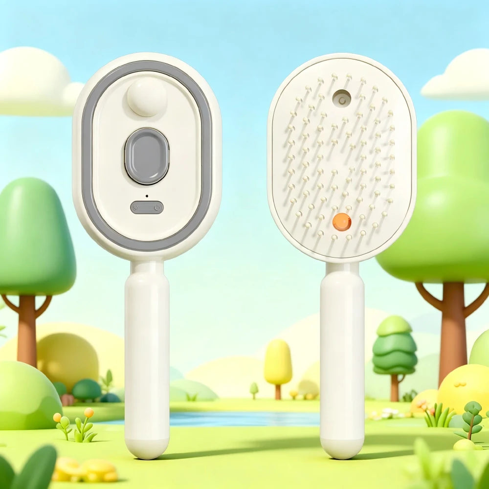 Self Cleaning Mist Hair Brush