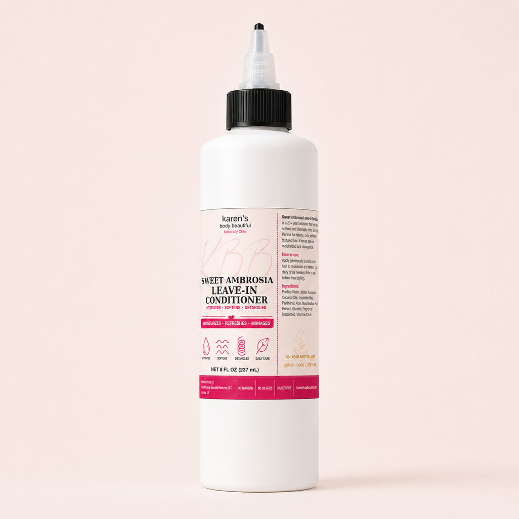 Sweet Ambrosia Leave-In Conditioner for Curly Hair | Karen's Body Beautiful, 8 oz