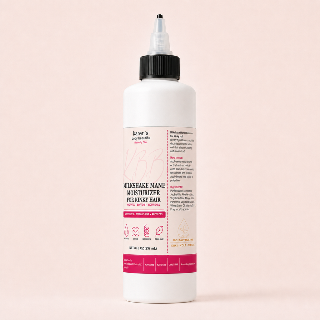 Milkshake Mane Moisturizer for 4C / Kinky Hair, 8 oz