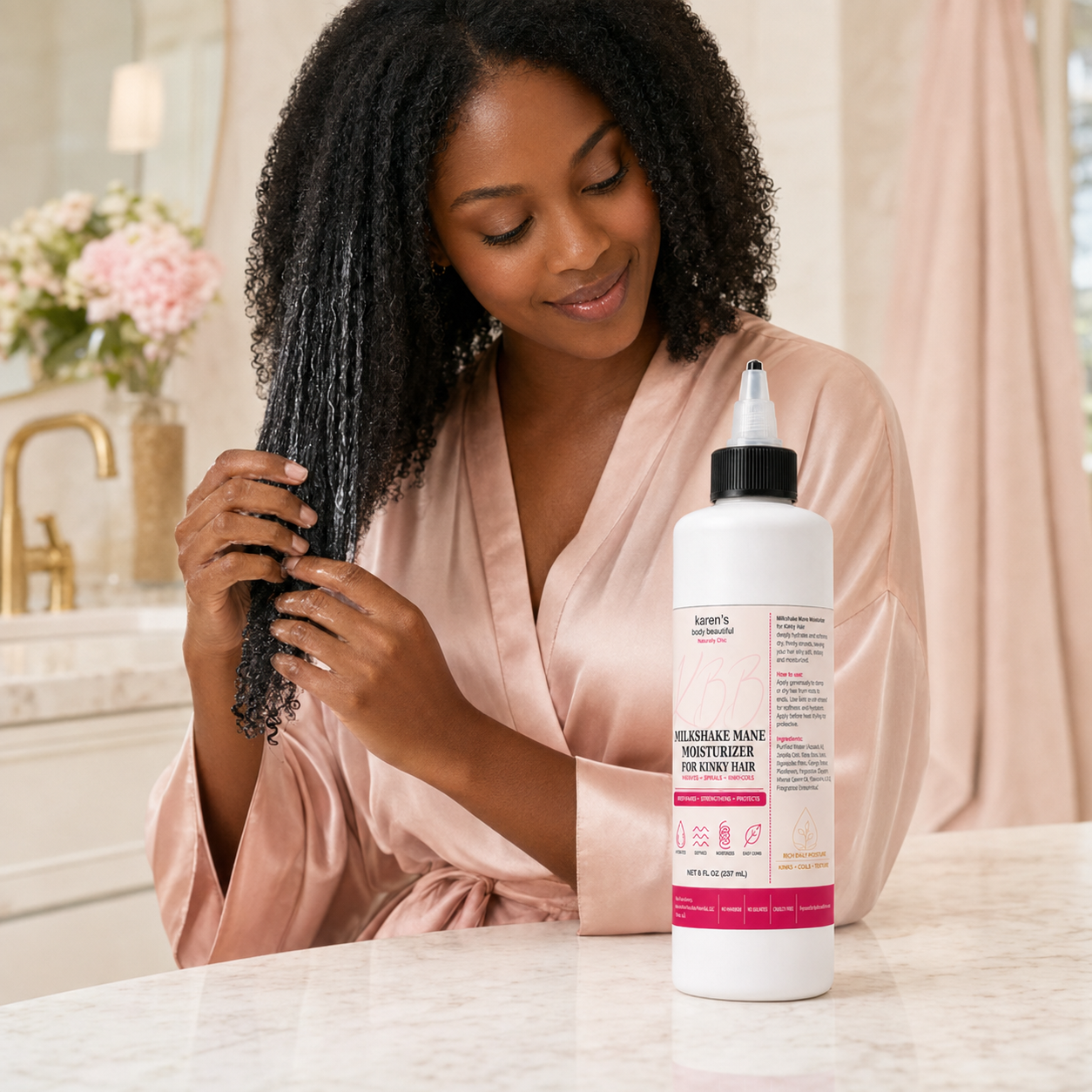 Milkshake Mane Moisturizer for 4C / Kinky Hair, 8 oz