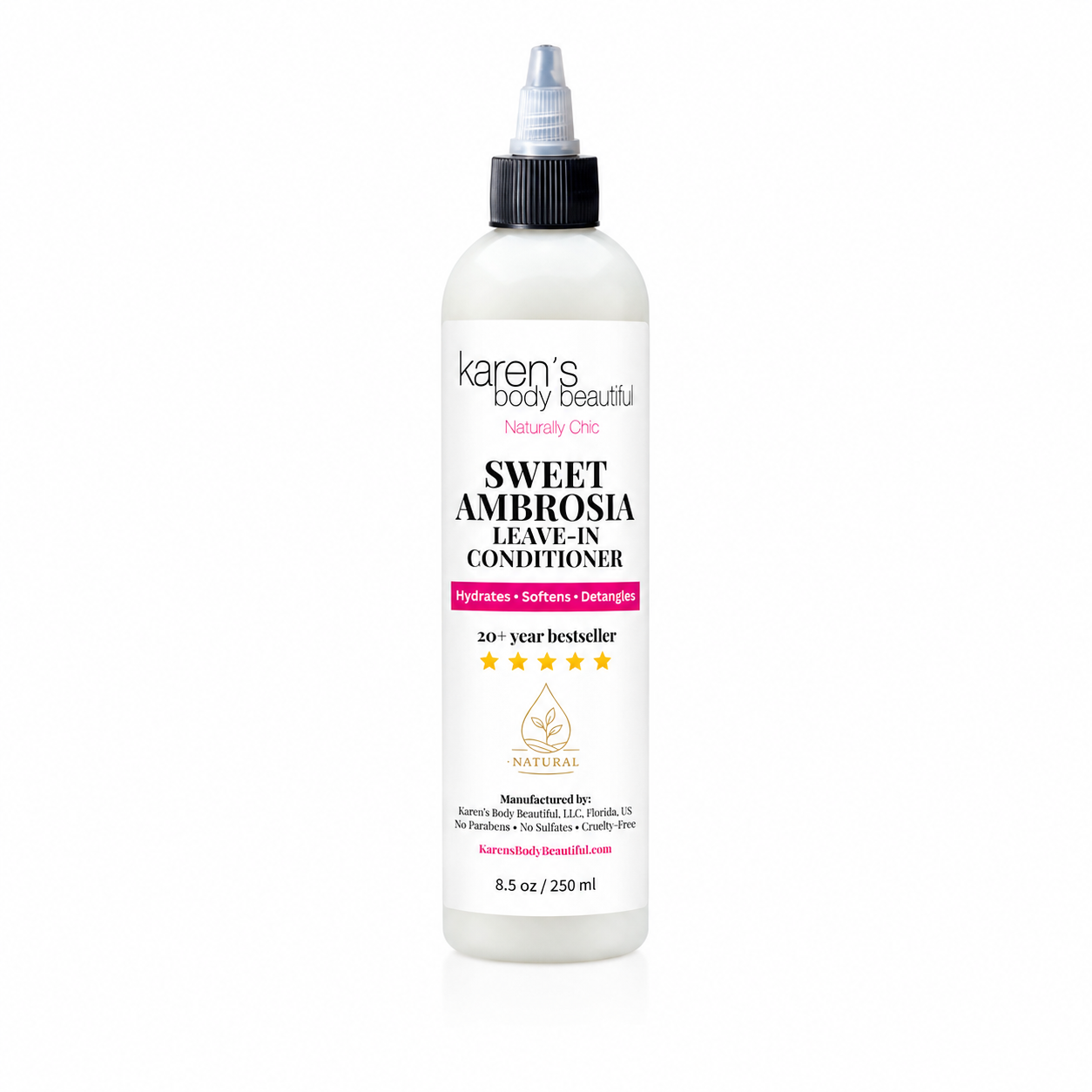 New & Improved! Sweet Ambrosia Leave-in Conditioner, 8.5 oz.