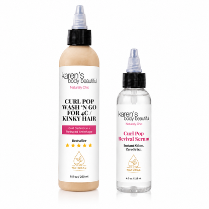 Wash ’n Go Revival Duo (Curl Pop Definer + Curl Pop Revival Serum)