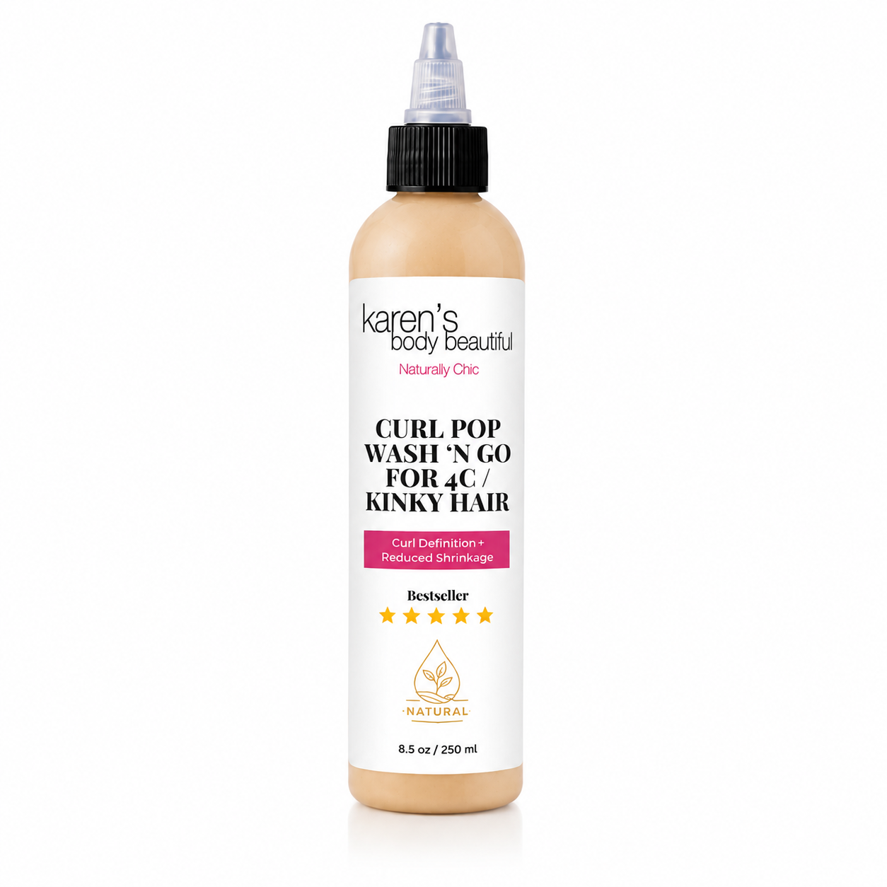 Wash ‘n Go Curl Pop Definer for 4C / Kinky Hair- 8.5 oz.