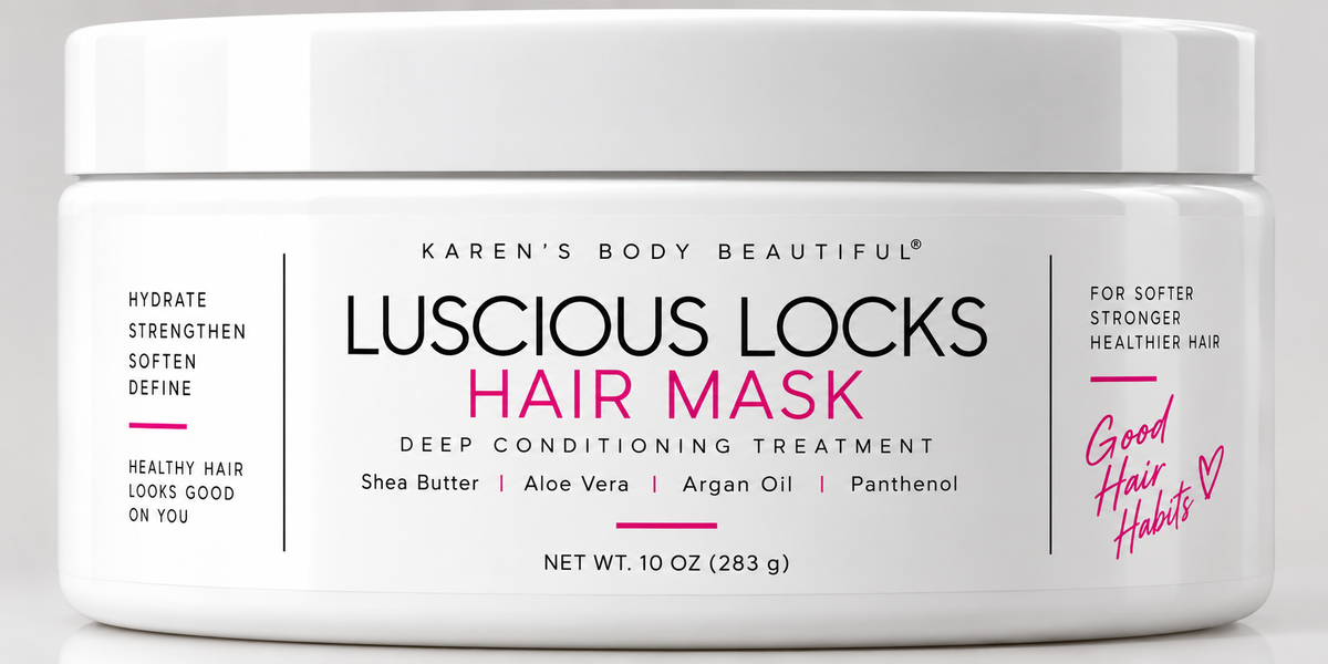 Deep Conditioning Luscious Locks Hair Mask for Dry Natural Hair | Karen's Body Beautiful