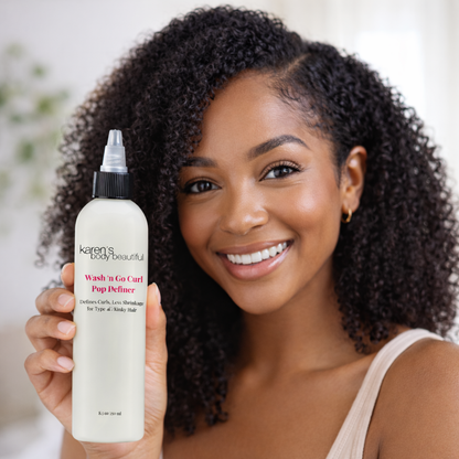 Wash ‘n Go Curl Pop Definer for 4C / Kinky Hair- 8.5 oz.