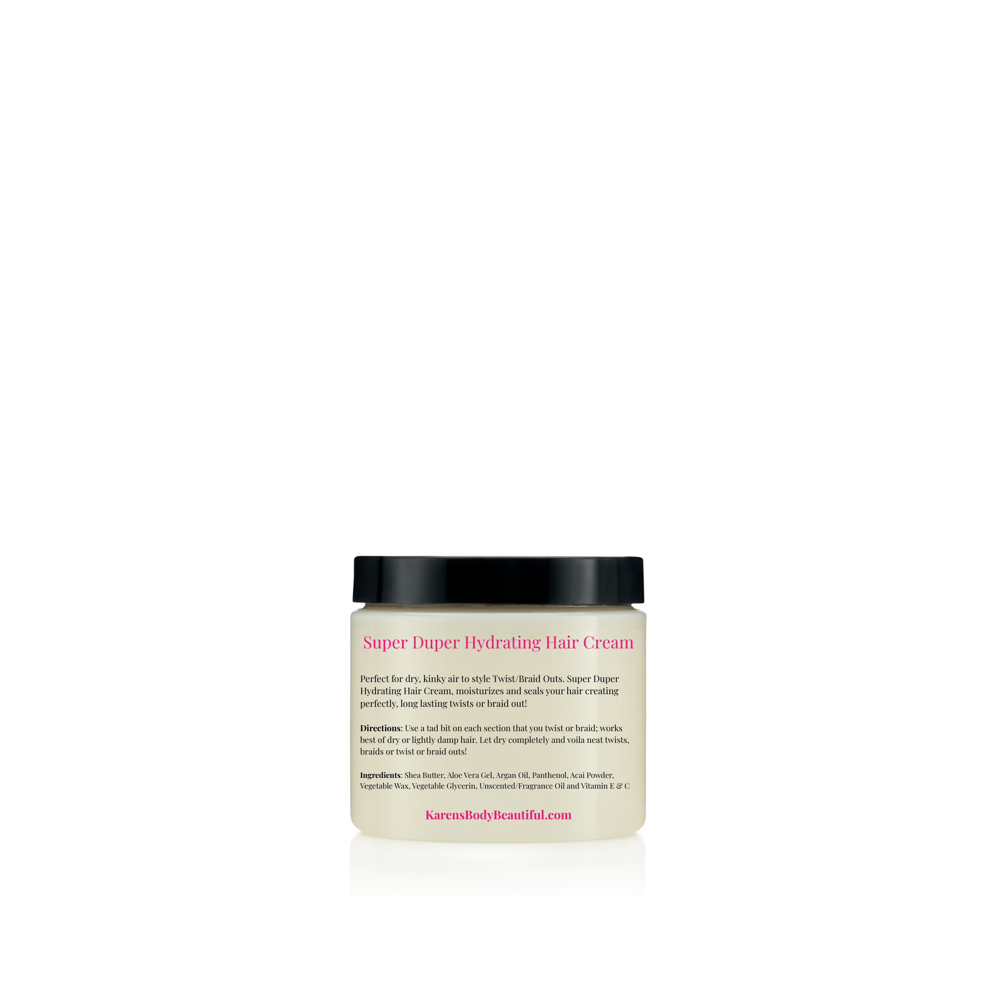 Super Duper Hydrating Hair Cream for Natural Hair & Curls | Karen's Body Beautiful