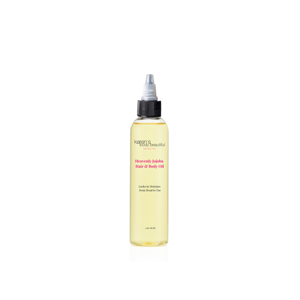 Heavenly Jojoba Hair & Body Oil for Dry Scalp & Natural Hair | Karen's Body Beautiful, 4 oz.