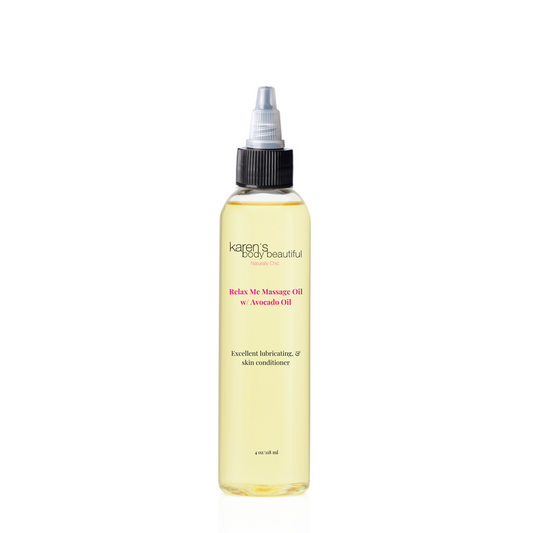 Relax Me Massage Oil w/ Avocado Oil, 4oz.