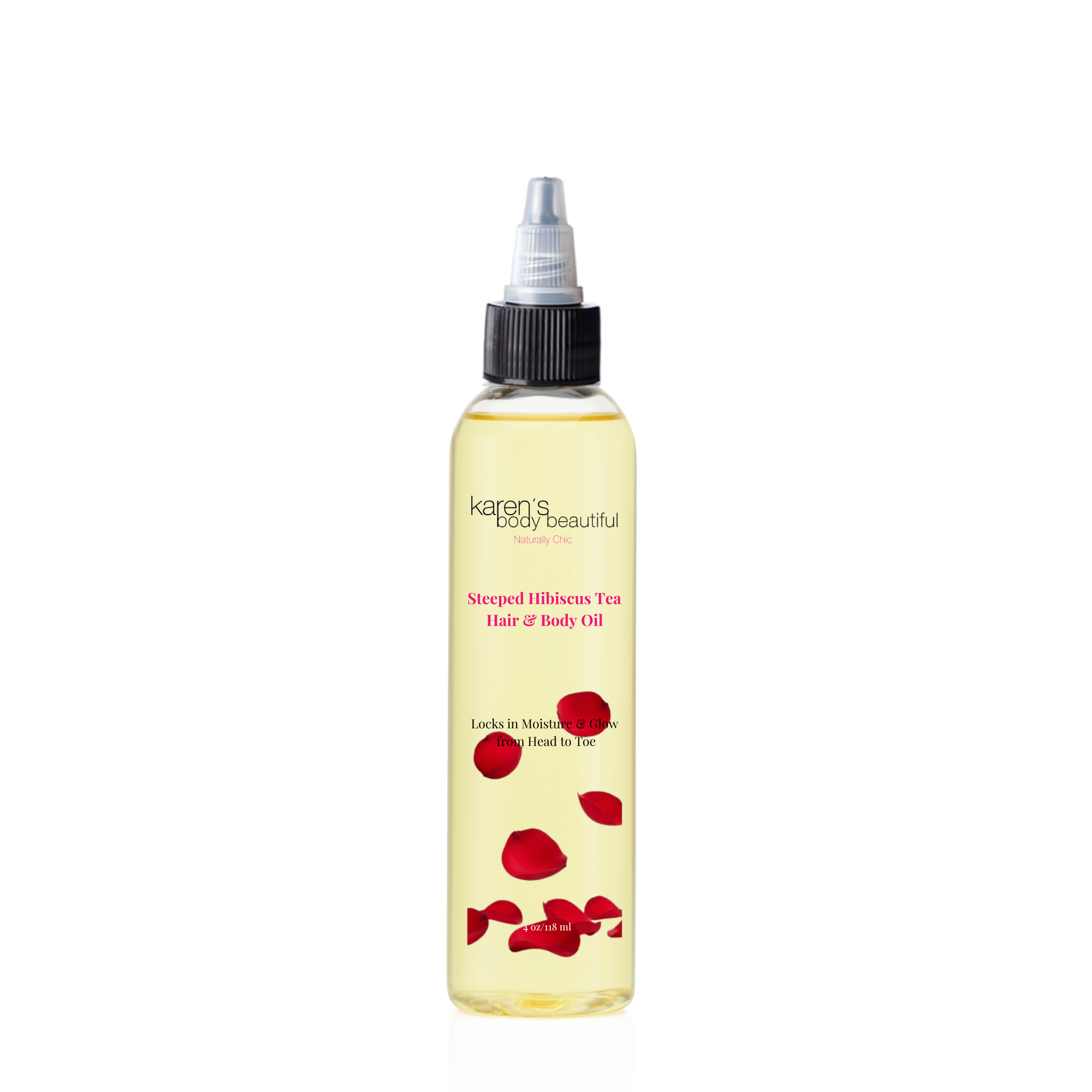 Steeped Hibiscus Tea Hair & Body Oil, 4 oz.