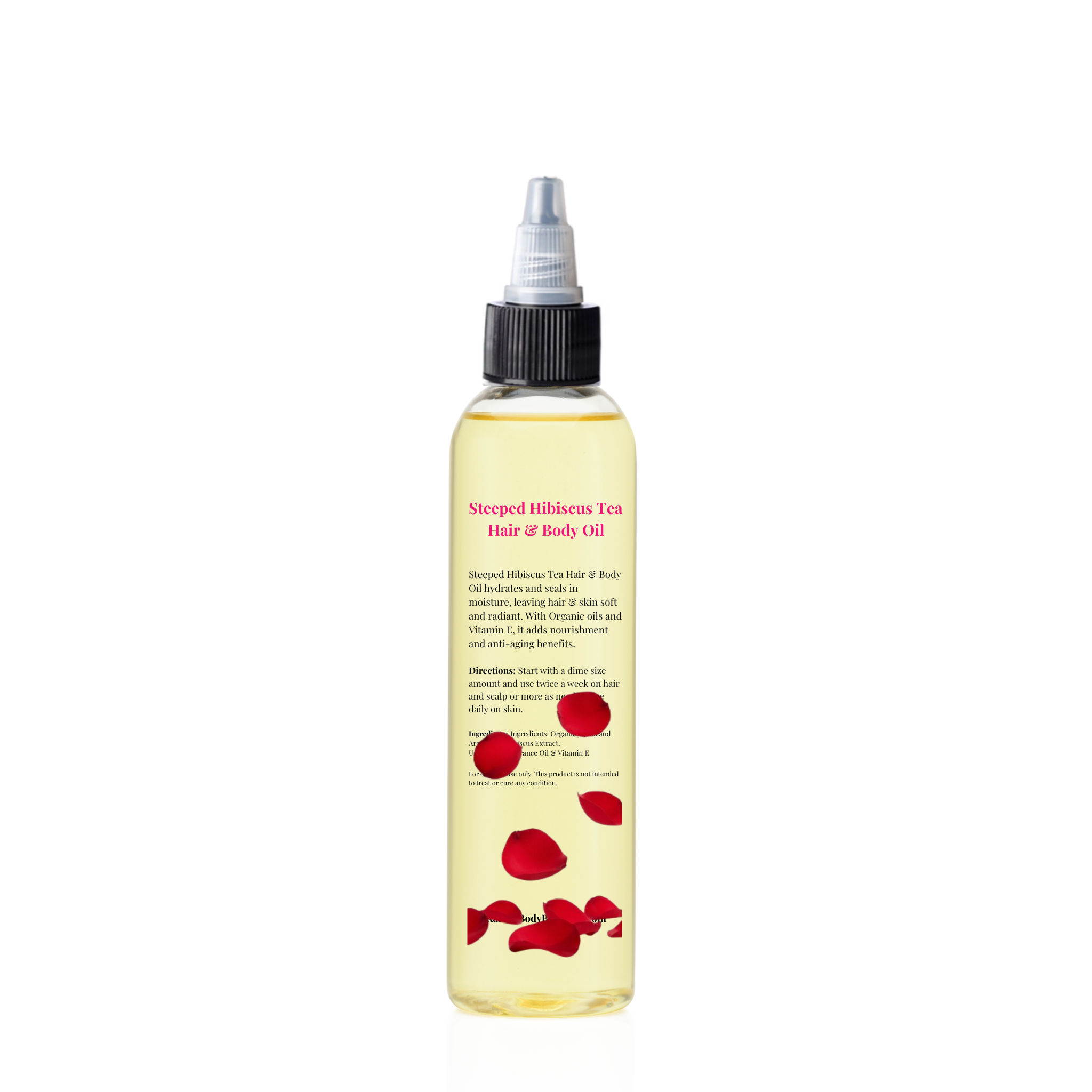 Steeped Hibiscus Tea Hair & Body Oil, 4 oz.