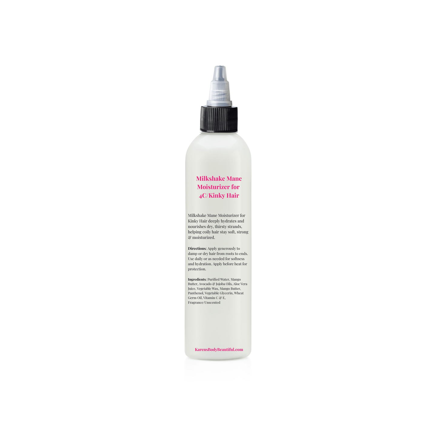 Milkshake Mane Moisturizer for 4C / Kinky Hair, 8.5 oz.