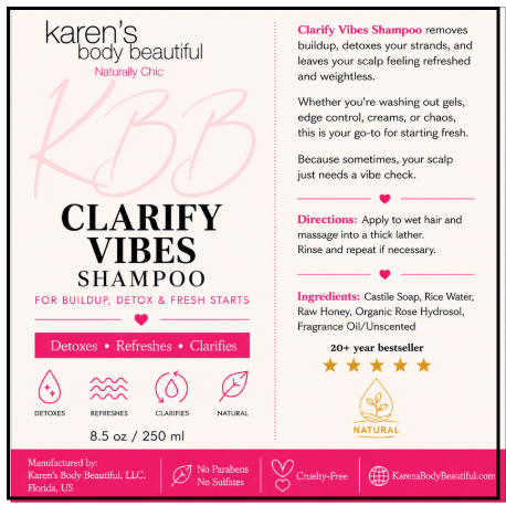 Clarify Vibes Shampoo, 8 oz.